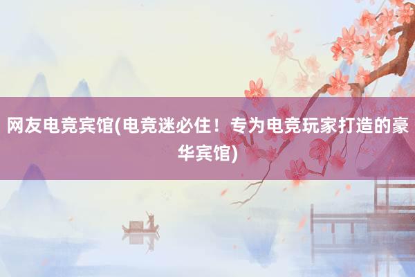 网友电竞宾馆(电竞迷必住！专为电竞玩家打造的豪华宾馆)