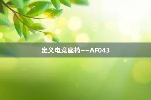 定义电竞座椅——AF043