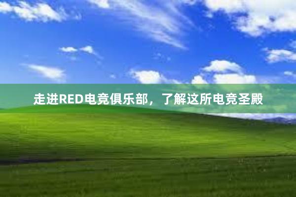 走进RED电竞俱乐部，了解这所电竞圣殿