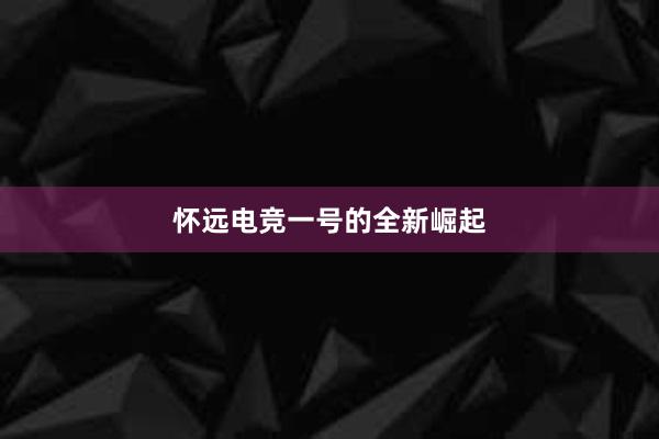 怀远电竞一号的全新崛起